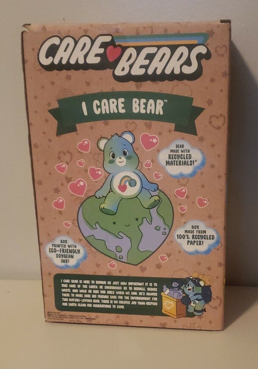 Care Bears 14 Inch I Care Bear Love the Earth Together Plush Kids Toy 2022 New