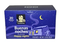Carmencita. Happy Nights Tea. Buenas Noches (20 bags). 32g (1.13oz).
