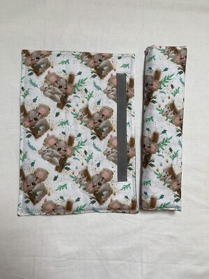 1x Kinder Gurtpolster Gurtschoner Auto Kindersitz Handmade Koala Koalabär Baby