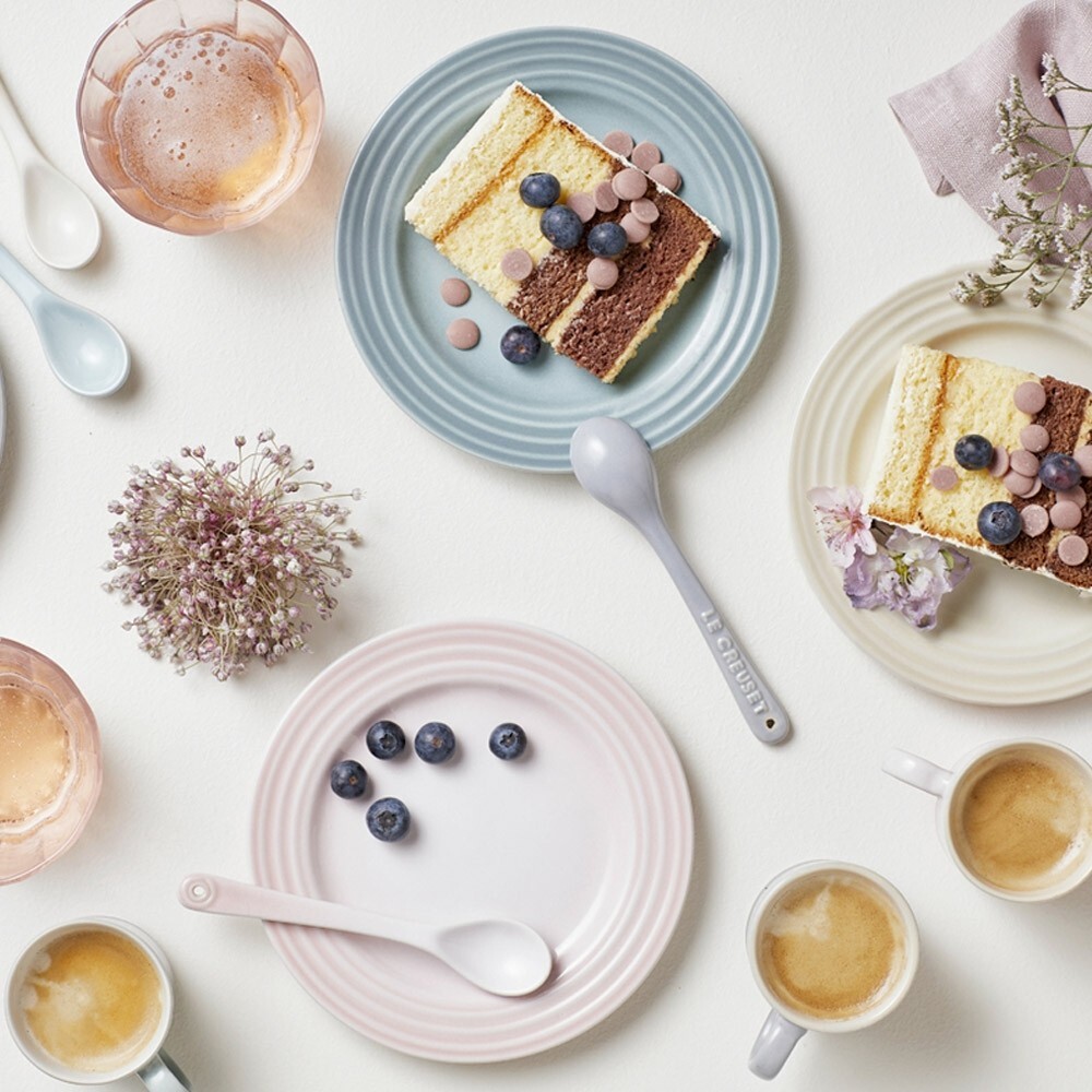 Le Creuset Spoons CALM Collection 5.5in Set of 4 stoneware sea