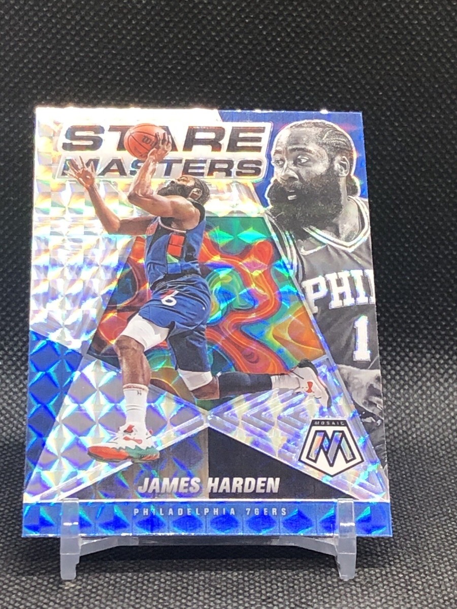 2021-22 Panini Mosaic Stare Masters Mosaic #24 James Harden 76ers