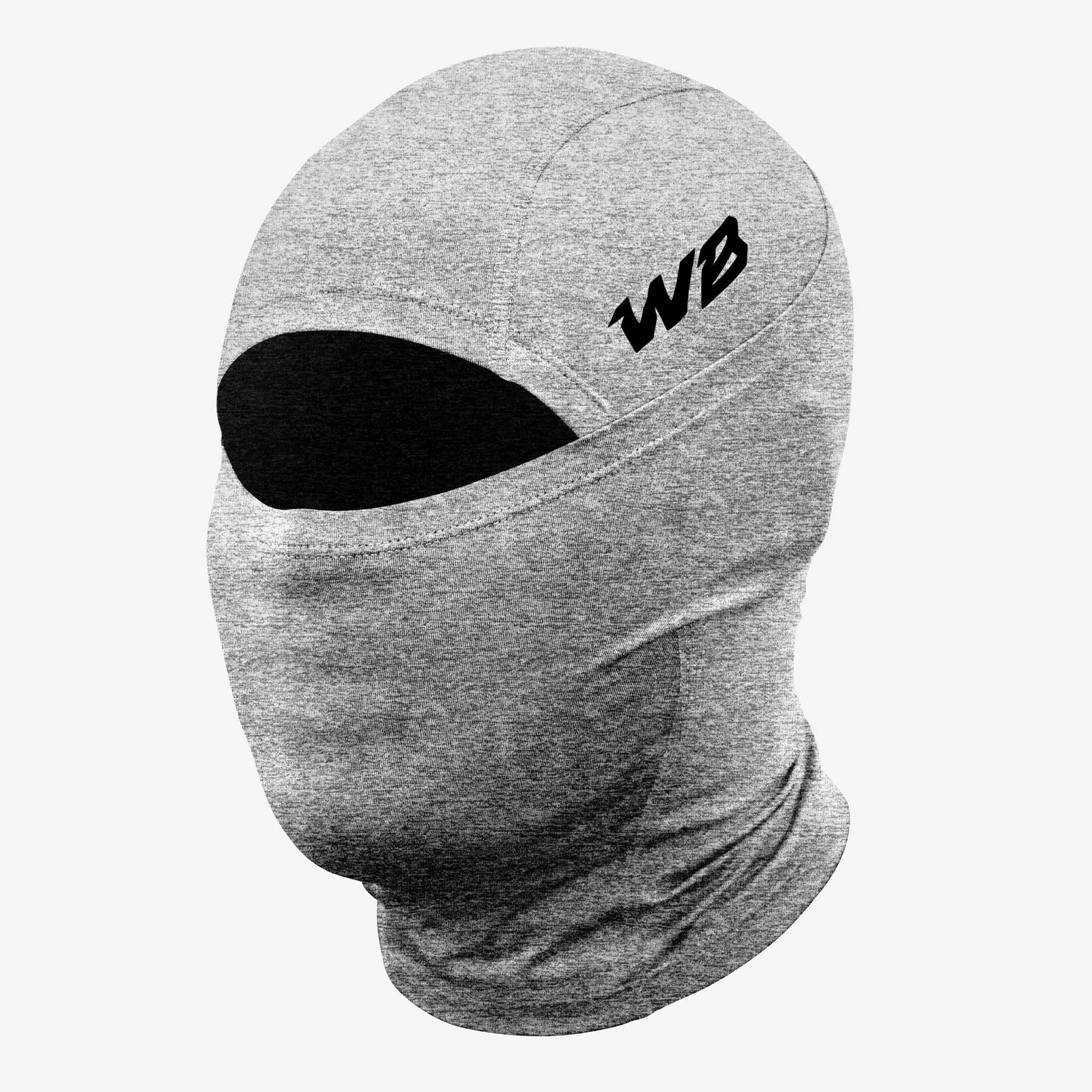 We Ball Sports Hyperwarm Hood Balaclava Full Face Ski Mask, Dri-Fit (Grey)