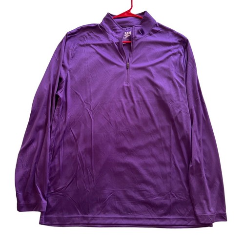 Team 365 Men's Purple Zone Performance Quarter-Zip