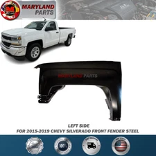 For 2015-2019 Chevy Silverado Steel Front Left Fender Driver Side LH