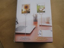 Radezon 10 Pack 8.75" Tall Table Number Holders Place Card Holder Table Picture