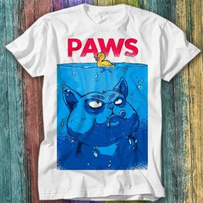 T-Shirt Pfoten Kiefer Katze Kätzchen Ente Anime Poster Parodie Top T-Shirt 284