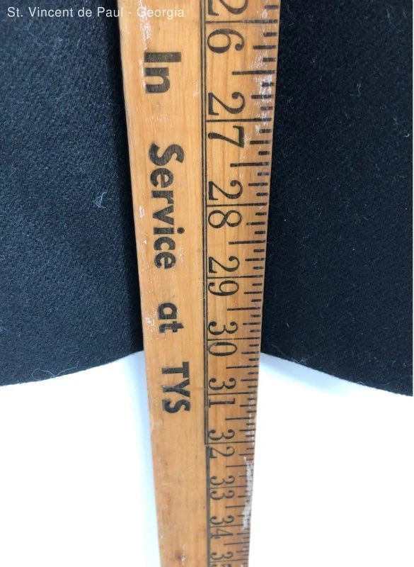 Sag Harbor Black 100% Pure Wool Gold Button Fleece Blazer - Size 14 - Image 4 of 4