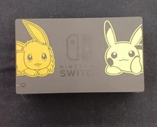 Nintendo Switch Dock ONLY - Pokemon Let's Go Pikachu & Eevee Limited Edition
