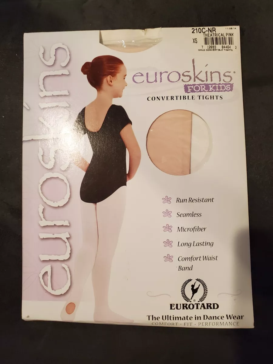 EUROSKINS 210c-nr Convertible Tights XS child.Theatrical Pink