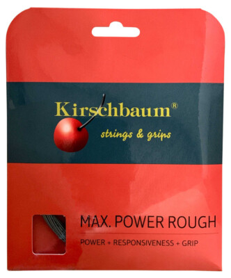 Kirschbaum Max Power Rough 17G / 1,25mm Tennissaiten Set - Silber