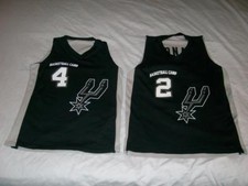 Kawhi Leonard Danny Green San Antonio Spurs NBA Reversible Camp Jersey Youth
