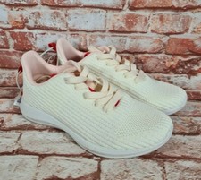BNWT Older Girls Sz 1 SNR Anko Mesh Orange Lace Up Casual Sneaker Shoe