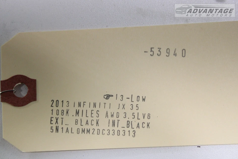 Infiniti JX35 QX60 2013-2020 AWD 3,5 L escape inferior tubo de escape montaje suspensión OEM Foto 4 de 4