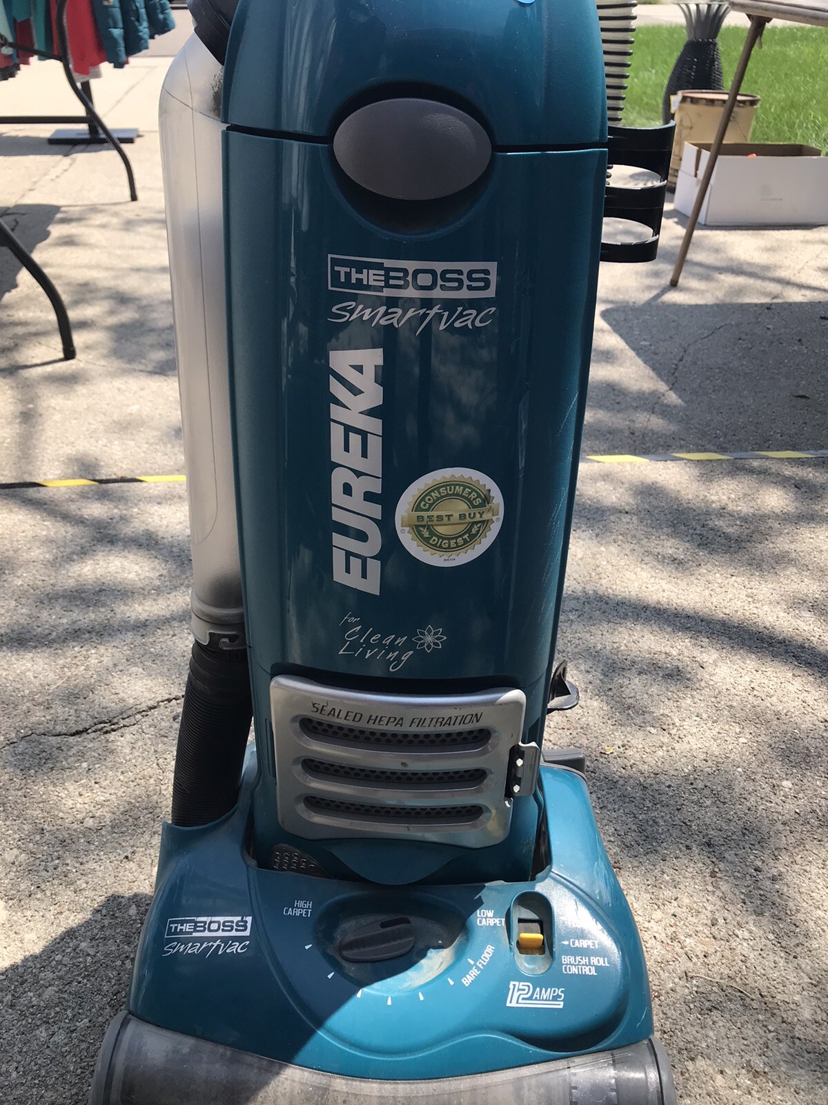 Eureka THE BOSS Smartvac Upright Vacuum Hepa Filter Tested eBay