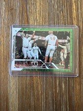 2023 Topps Series 1 San Francisco Giant Team Card #173 Green Foil SP 066/499