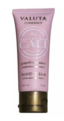 NEW Valuta Currency Gold ORO Grapefruit Cassis Cuticle Cream 2.5 oz/75ml