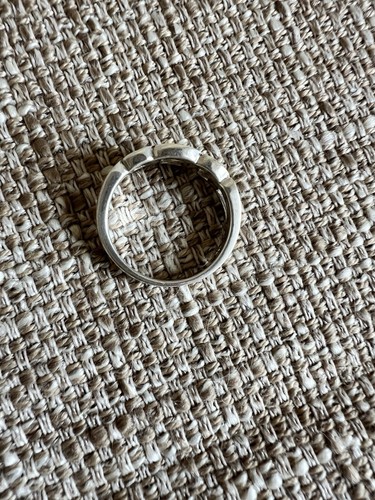 Sterling Silver Eternity Knot Ring Size 5.75 Love Friendship Vintage 925 Nice! - 第 7/8 張圖片