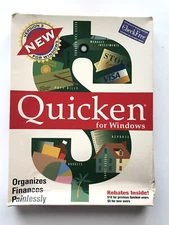 VINTAGE 1993 QUICKEN FOR MICROSOFT WINDOWS VERSION 3 INTUIT DIGITAL DISKS