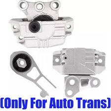 3PCS Engine Motor Mount For 2016-2018 Fiat 500X 2.4L,2017-2020 Jeep Compass 2.4L