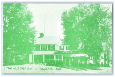 c1960 Aurora Inn Picturesque Cleveland Akron Exterior View Aurora Ohio Postcard