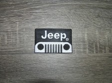 Jeep Grill Black Off Road 4x4 Vintage Style Retro Iron On Patch 3 X 2 Jeep Grill Black Off Road 4x4 Vintage Style Retro Iron On Patch 3 X 2
