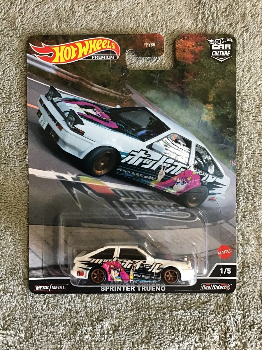 2022 Hot Wheels Premium TOYOTA AE86 SPRINTER TRUENO 1/64 Car