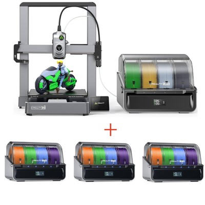 Creality Hi Combo 3D Printer 500mm/s Multi-color Print with CFS Auto-Leveling 