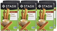 Stash Tea Chai Green Tea Blend Pack of 120 Tea Bags Unique Flavor Spices