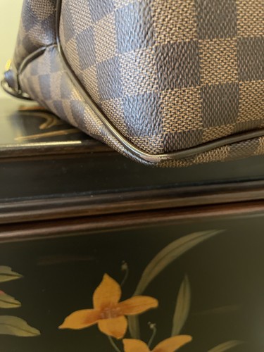 Authentic LOUIS VUITTON Damier Ebene Delightful MM Shoulder Bag - Picture 7 of 24