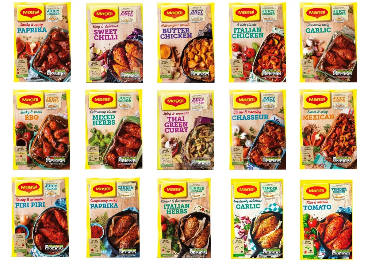 MAGGI So Juicy Chicken Recipe Mix Spice Cooking Bags | eBay