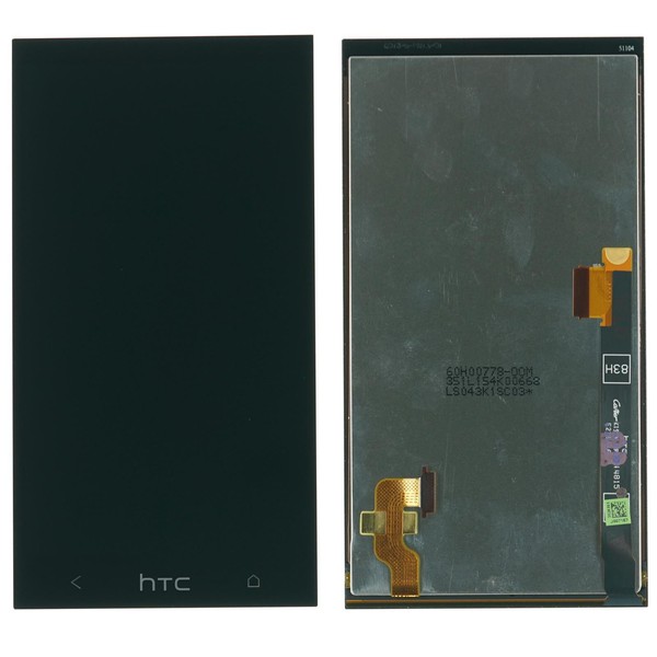 Htc One Mini M4 Display Modul Scheibe Glas Kabel Flex-image