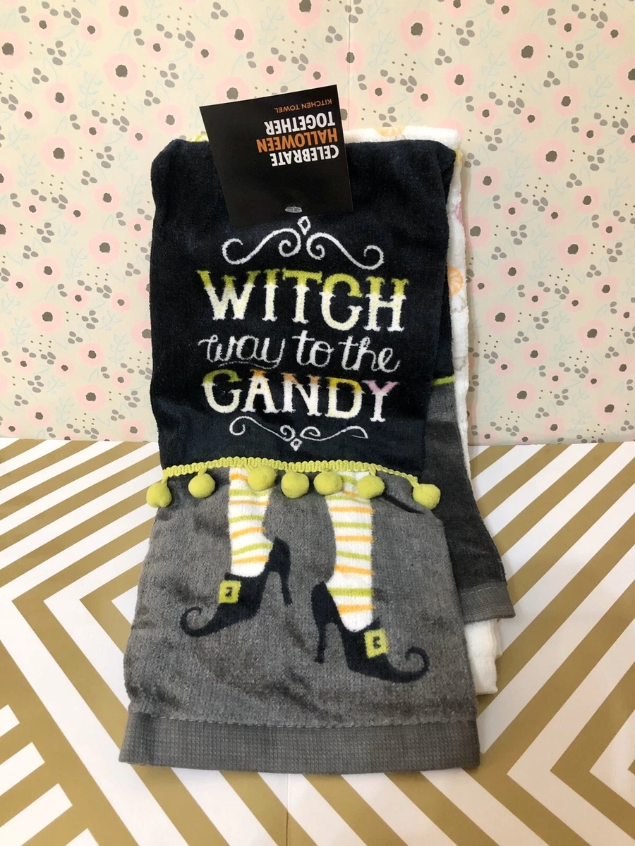 Two Pack Decorative Kitchen Towels - Kohl's Halloween, Witch