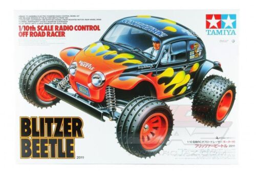 Tamiya 58502 1/10 EP RC 2WD Off-Road Buggy Racer VW Blitzer Beetle 2011 w/ESC