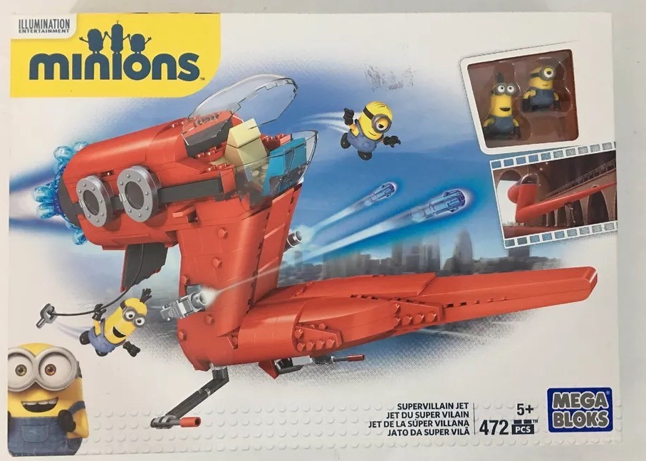メガブロックのミニオンズ　Supervillain Jet Free Shipping! Mega Bloks Minions Supervillain Jet - Walmart
