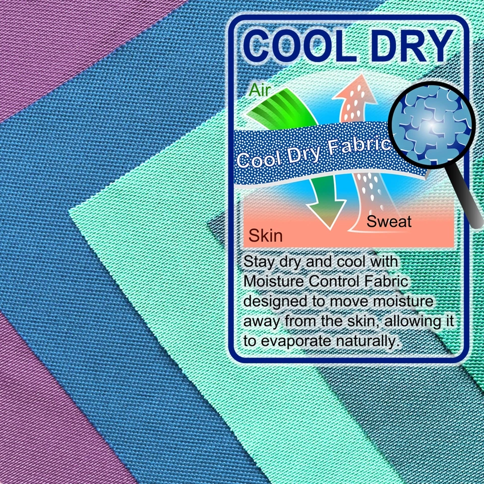 Mens Polo Shirt, Short Sleeve Button Golf Shirt, Solid Colour, Polyester Cotton - image 3 of 4