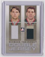 2006-07 ITG BTP DOUBLE JERSEY /40 DWAYNE ROLOSON & MANNY FERNANDEZ #DJ-2 WILD
