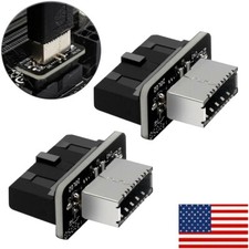 2 USB3.0 Internal Header to USB 3.1/3.2 TypeC Front TypeE Adapter 20pin to 19pin