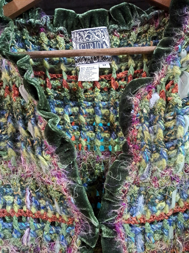 Suéter para mujer de Curio - talla mediana - verde Foto 3 de 4