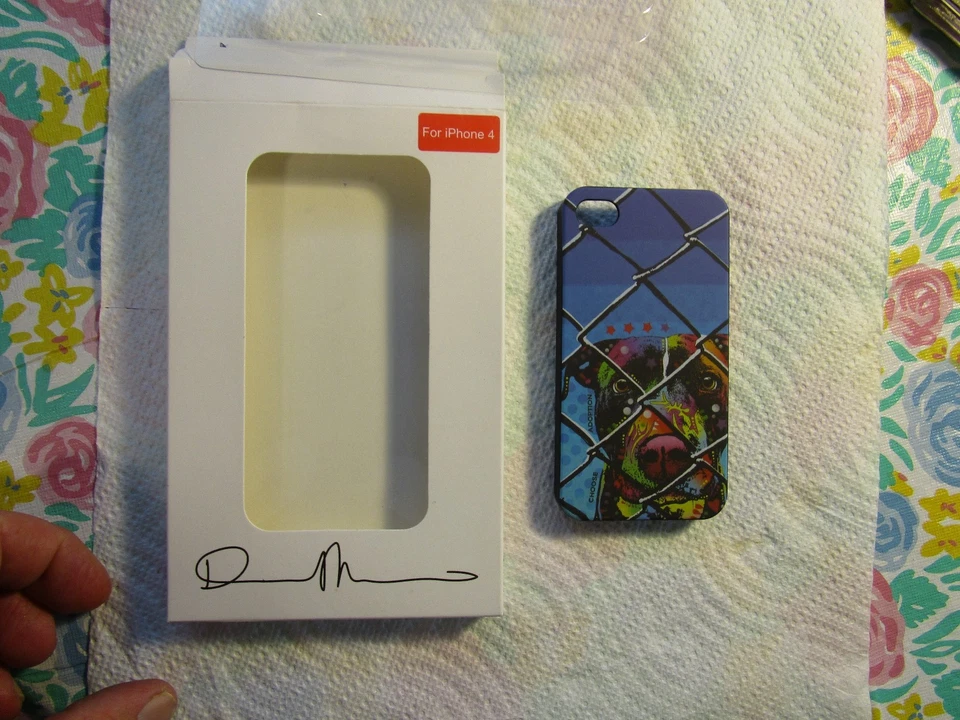 ОФИЦИАЛЬНЫЙ DEAN RUSSO [СОБАКА ЗА ЗАБОРОМ] ЖЕСТКИЙ ЗАДНИЙ ЧЕХОЛ ДЛЯ APPLE iPHONE 4 - Изображение 2 из 4