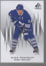 DION PHANEUF 2013-14 SP GAME USED CARD #12
