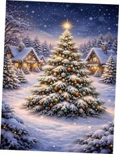 Tree Diamond Art Kits for Adults 12x16 Inch Christmas Tree Art Kits