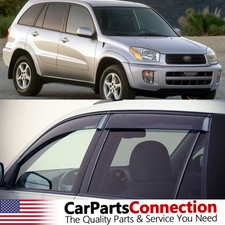 4x For Toyota Rav4 4 Door 2001-2005 Window Visors Rain Guards Deflector Jdm. 4x For Toyota Rav4 4 Door 2001-2005 Window Visors Rain Guards Deflector Jdm.