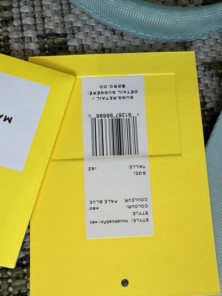 Bolso de Mano Marc Jacobs The Malla, Talla Mediana Azul Pálido Usado Una Vez Foto 3 de 4