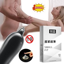50PCS Small Size Ultra Thin Latex Condom for Men Sex Products Tight Condoms 45mm