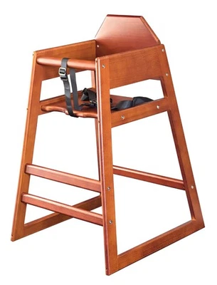 Chef-Hub Stackable Baby & Kids Wooden High Chair, Hotel & Restaurant Quality