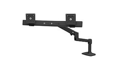 Mounting Arm Ergotron Mounting Arm for Monitor - Matte Black - 2 Monitor(s)