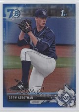 2017 Bowman Draft Chrome Blue Refractor 70th Anniversary /200 Drew Strotman 0yd6