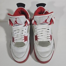 Nike Air Jordan 4 IV Retro Fire Red 2020 US7 UK6 DC7770-160 cement white black