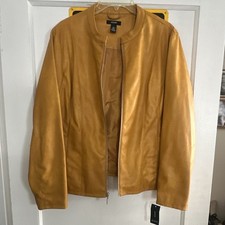 Alfani Women s Short Jacket Full Zip Lined Po...