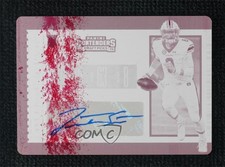 2019 Contenders Draft Picks Printing Plate Magenta 1/1 Jarrett Stidham Auto uk2
